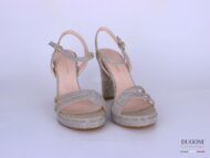 Sandalo fascette galassia platino </br> D1344 COLLEZIONE SPOSA