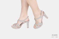 Sandalo galassia platino </br> D1282 COLLEZIONE SPOSA