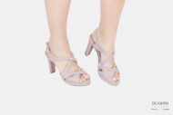 Sandalo galassia rosa </br> D1281 COLLEZIONE SPOSA