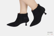 Stivaletto camoscio nero </br> D1696 Scarpe donna