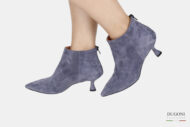 Stivaletto camoscio grigio </br> D1697 Outlet