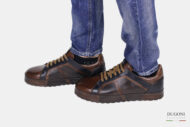 Sneakers marrone & blu – BRECOS </br> U398 Calzature uomo