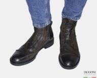 Anfibio marrone  in pelle vintage_PAWELK’S  <br> U427 Calzature uomo