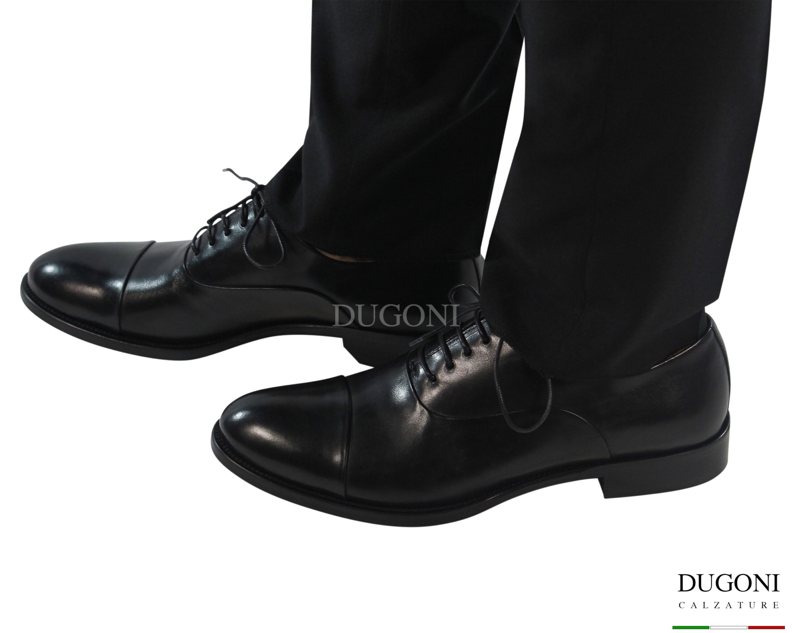 Francesina  in pelle nera </br> <span>-lavorazione blake- </span> </br>BRECOS </br> U262 Calzature uomo