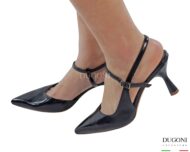 Mary Jane in pelle verlux blu <br/> D1864 Mary Jane