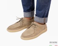 Scarpa ultraleggera scamosciata sabbia_DUGONI </br> U454 Calzature uomo